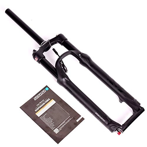 Forcelle per mountain bike : Ywzhushengmaoyi Forchetta per Biciclette 26 / 27.5 / 29ER 100mm Air Suspension Fork Mountain MTB XC Bike Remote Block Fork Fork e Gas Forcella Forchetta Anteriore della Bici (Color : 29er Remote Black)