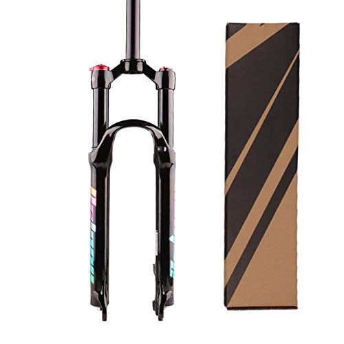 Forcelle per mountain bike : ZNND Forcella Ammortizzata, Forcella per Mountain Bike da 26 / 27, 5 / 29 Pollici Forcella in Lega di Magnesio Forcella Dell'ammortizzatore A Pressione d'Aria (Size : 27.5 inch)