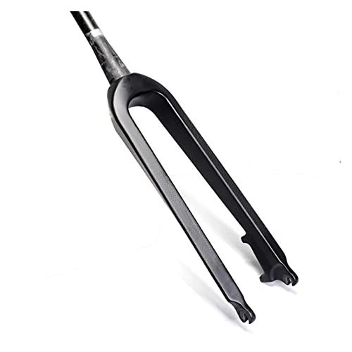 Forcelle per mountain bike : ZZHH 27.5 Rigide MTB Forcella di Carbonio 26 Forchetta per Mountain Bike in Fibra di Carbonio Freno a Disco Carbonio Conico Bicycle Bicycle Fork 9mm Bicycle Fork