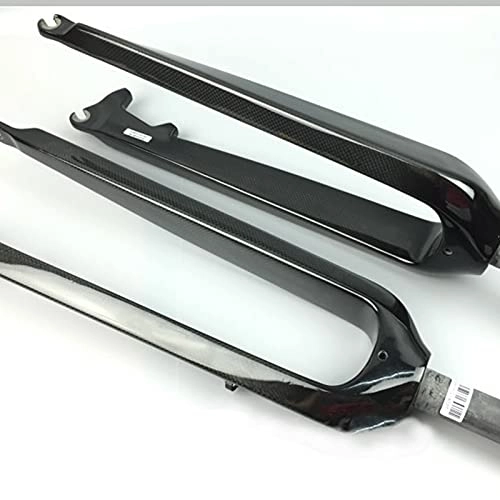 Forcelle per mountain bike : ZZHH Nuovo 26 / 29"inch Mountain Bike Full Carbon Fiber Bicycle Front Forks Freno a Disco Freno Hard Fork Matte MTB 26er 29er Parts (Color : Gloss 26er)