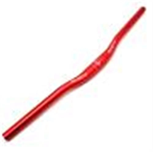 Manubri per Mountain Bike : 31.8x620mm Manubrio in lega di alluminio Dritto MTB Bicycle Riser Bicycle Handle Bar (Color : Red)