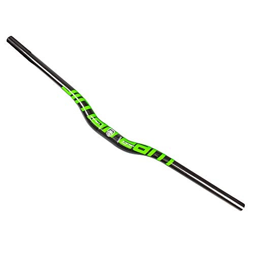 Manubri per Mountain Bike : 3Kcarbon MTB Handlebar Flat Or Rise Handlebar 31.8 * 580 / 600 / 620 / 640 / 660 / 680 / 700 / 720 / 740 / 760Mm Green Flat 760mm