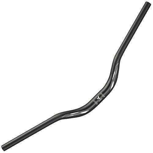 Manubri per Mountain Bike : Corki Cycles Manubrio MTB Professionale 31.8mm, Manubrio Bicicletta Alluminio Lega Leggero 780mm 720mm Riser Bar per Mountain Bike Strada -Topo Mid Rise- Nero / Rainbow