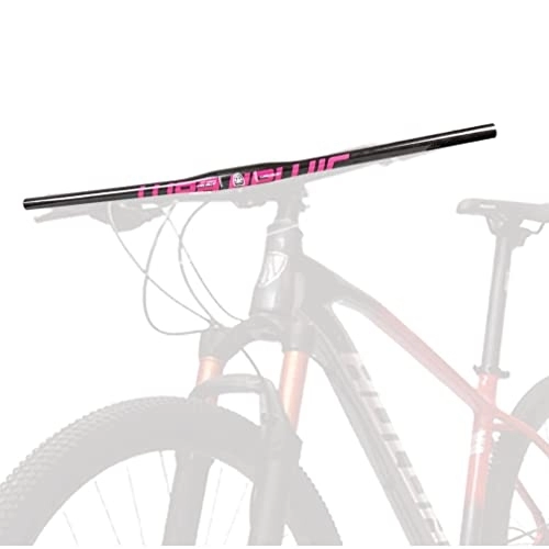Manubri per Mountain Bike : DFNBVDRR Manubrio per Mountain Bike 31, 8 Mm Carbonio MTB Piatto Manubrio 580 / 600 / 620 / 640 / 660 / 680 / 700 / 720 / 740 / 760mm Manubrio Extra Lungo (Color : Pink, Size : 580mm)
