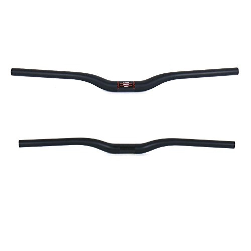 Manubri per Mountain Bike : ELITA ONE Bicicletta Riser / Flat Manubrio - Fibra di Carbonio per MTB / Bici da Strada UD Nero Matt, 31, 8 * 660 / 680 / 700 / 720mm Ciclismo Manubri (720mm, Riser Manubrio)