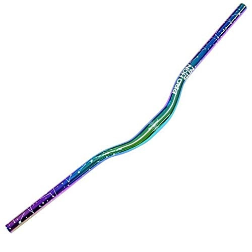 Manubri per Mountain Bike : KDHJY Colorful Manubrio della Bicicletta 31.8 * 715 / 720 / 745 / 780 Millimetri Bici di Corsa di Salita Manubrio MTB Mountain Road Bike Handlebar Arcobaleno (Color : 745MM)