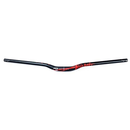 Manubri per Mountain Bike : KDHJY Manubrio della Bicicletta 720 / 780 Millimetri a Forma di Rondine MTB Mountain Bike Lega di Alluminio Che corre Manubrio MTB (Color : 720mm Black Red)