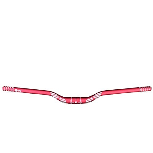 Manubri per Mountain Bike : LiChaoWen Mountain Bike Manubrio della Bicicletta Super Lunga Asta in Lega di Alluminio del Manubrio della Bici di Montagna della Bicicletta Manubrio da Barra (Colore : Red, Size : 3.18x78cm)