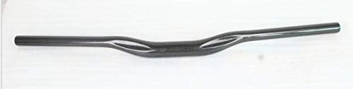 Manubri per Mountain Bike : Manubrio in fibra di carbonio per mountain bike, 31, 8 mm, 580-680 mm, in fibra di carbonio, 135 g, lucido (680)