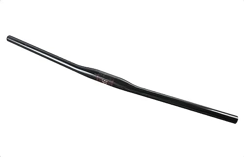 Manubri per Mountain Bike : Manubrio MTB in fibra di carbonio nero Manubrio MTB da 31, 8 mm Manubrio piatto extra lungo leggero (Color : Black, Size : 740mm)