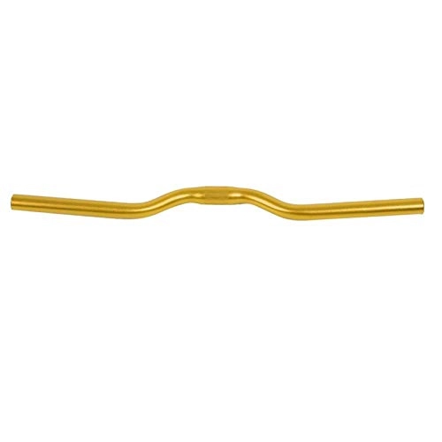 Manubri per Mountain Bike : Oubit Manubrio Riser Bar in Alluminio per Mountain Bike da Strada per Bici da Strada Fixed Gear Riser Bar Manubrio 25.4mm * 520mm(Oro)