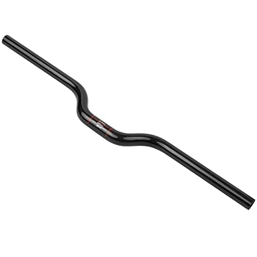 Manubri per Mountain Bike : SHUAIGUO Manubrio Riser Manubrio Ultraleggero In Fibra Di Carbonio Da 600mm Mountain Bike Bici Da Strada Riser Bar Manubrio 25.4mm Morsetto