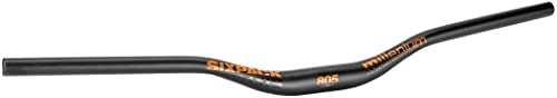 Manubri per Mountain Bike : SixPack Racing Millenium - Gruccia per mountain bike da adulto, unisex, colore: Nero / Arancio