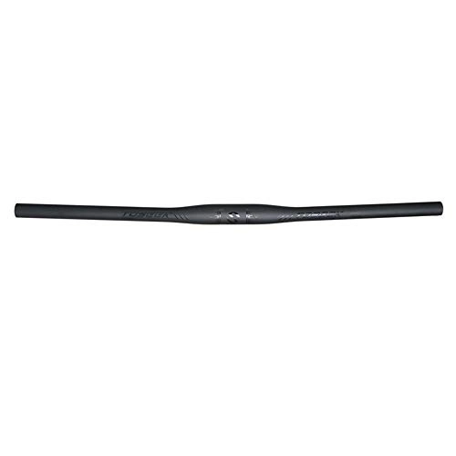 Manubri per Mountain Bike : SSSSY Manubrio Fibra del Carbonio del Manubrio della Bicicletta Strada Mountain Bike Salita Piano del Manubrio MTB UD 31, 8 Millimetri in Bicicletta Parts Nero Wake (Color : Flat Handlebar 580mm)