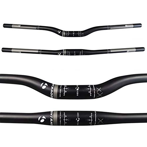 Manubri per Mountain Bike : WCHAODING Fibra di Carbonio Nero Opaco UD Manubrio XXX Mountain Bike Piatto / Aumento del Manubrio del Gambo Diametro 31, 8 Millimetri for MTB Parti di Biciclette (Color : Riser 700MM)