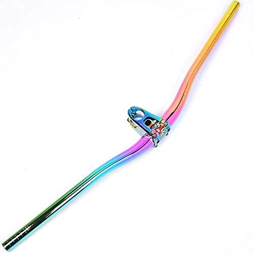 Manubri per Mountain Bike : WLDOCA XC DH MTB Bike Rise Rainbow Handlebar 800MM Downhill Racing Bike Manubrio colorato per Gli aggiornamenti degli Accessori della Bicicletta, A2