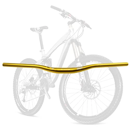 Manubri per Mountain Bike : WRTN Manubrio per Mountain Bike, 31.8 * 780mm / 720mm Manubrio da Ciclismo in Lega di Alluminio Manubrio Ultra Lungo Manubrio Riser(Gold, 720mm)