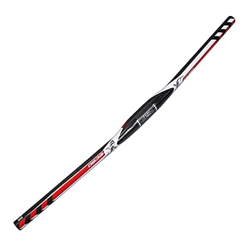 Manubri per Mountain Bike : Yaobuyao Manubrio della Bicicletta da 31, 8 Mm, Alta Resistenza Super Leggera 3K Lucido Friber Friber Friber Flat / Riser Manubrio MTB Montagna Road Bike Manubarbar, Flat Handlebar, 640mm