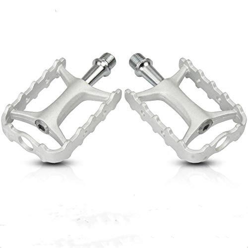 Pedali per mountain bike : Accessori per la guida dei pedali leggeri a pedale a sgancio rapido per mountain bike-M111-bianco (non a sgancio rapido)