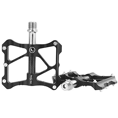 Pedali per mountain bike : Anti-Skid pedali per mountain bike, Universal Bicicletta Pedali, largo poggiapiedi, cuscinetti sigillati 9 / 16" universale Filo, facile da installare, con piedini antiscivolo per Outdoor Equitazione