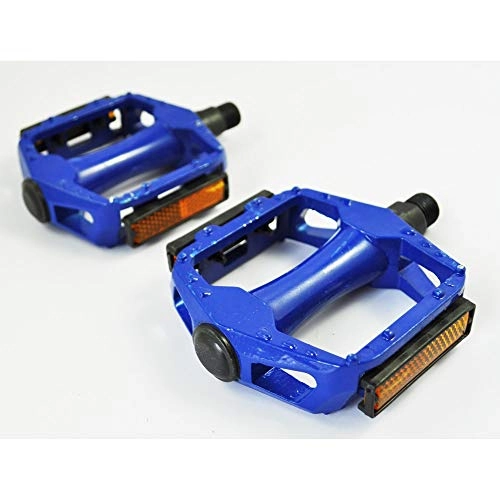 Pedali per mountain bike : Chornlily Pedali per Bicicletta Pedali in Lega di Alluminio Blu Antiscivolo da 2 Pezzi for Bici da MTB