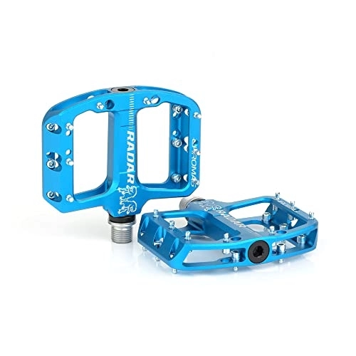 Pedali per mountain bike : CHROMAG Radar Pedali MTB / Ciclo / VAE / E-Bike Unisex adulto, Blu, 70 x 93 mm