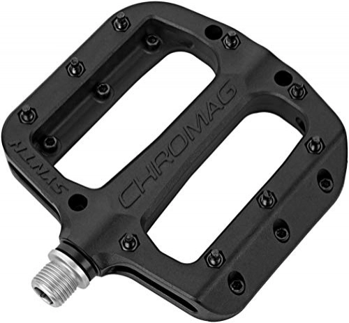 Pedali per mountain bike : CHROMAG Synth Pedali MTB / MTB / ciclismo / VAE / E-Bike adulto Unisex, Nero, 110 x 107 mm