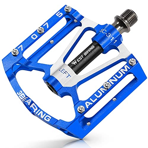 Pedali per mountain bike : CYCLESPEED Pedali per mountain bike in resina 9 / 16" (blue)