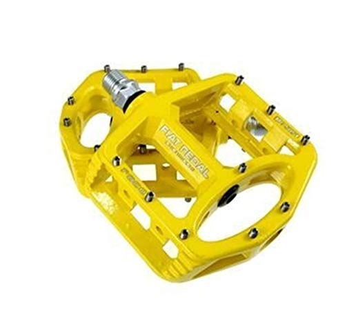 Pedali per mountain bike : Durevole in Lega di magnesio Road Bike Pedali Ultralight MTB Pedale del Cuscinetto della Bici della Bicicletta di Ricambio Accessori (Color : Yellow)