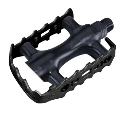 Pedali per mountain bike : Etc Mountain Bike Resin / Alloy Black Pedal - Black