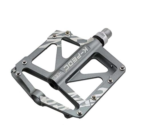 Pedali per mountain bike : G.Z Pedale Biciclette, Lega di Alluminio a 3 Cuscinetto Pedale, 9 / 16 di Pollice mandrino Mountain Bike Pedale, Adatto a Strada, Bici della Strada, Mountain Bike, Bicicletta, Titanium