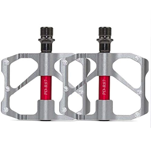 Pedali per mountain bike : G.Z Pedali per Mountain Bike, Pedali per Biciclette Resistenti Antiscivolo in Lega di Alluminio, Pedali per Biciclette Super Colorati, Adatti per Bici da Strada Mountain Bike BMX 9 / 16, Titanium, B