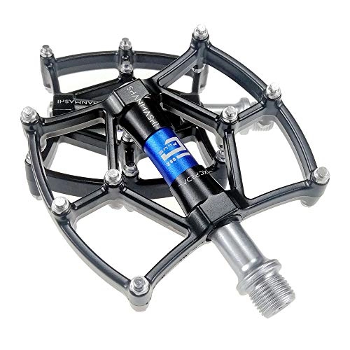 Pedali per mountain bike : GHKT Pedali della Mountain Bike 1 Paia in Lega di Alluminio Antiscivolo Durevole Bike Pedals Superficie for Strada BMX MTB Bike 4 Colori Pedali in Mountain Bike (SMS-082 Plus) per Mountain Bike BMX