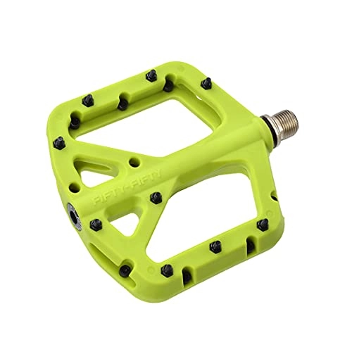 Pedali per mountain bike : HemeraPhit - Pedali in nylon composito per mountain bike, per XC / Enduro / Downhill (Olive)