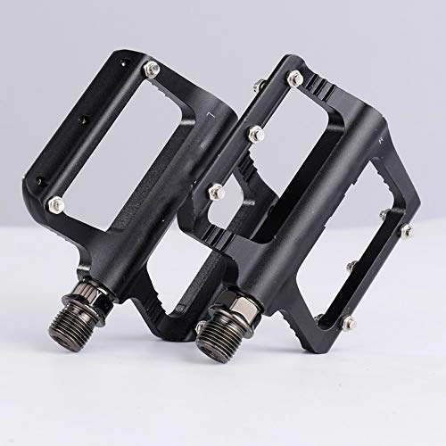 Pedali per mountain bike : HUANGDANSEN Bicycle Pedal1 Pair of Bicycle Pedal Mountain Bike Aluminum Alloy Sealed Bearing Pedal Wide And Flat Parts
