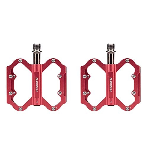 Pedali per mountain bike : JHYS Pedali per Bicicletta durevoli Antiscivolo, 3 Cuscinetti Pedali per Bicicletta Pedali per  Mountain  Bike Pedali sigillati Ultraleggeri Antiscivolo  Accessori per Il Ciclismo 1 Paio (Rosso)