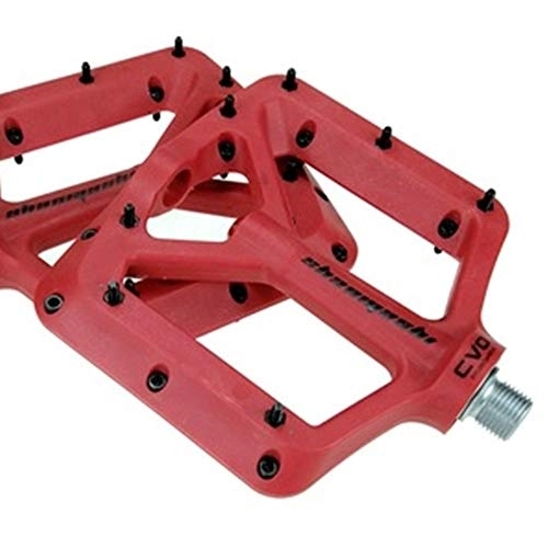 Pedali per mountain bike : JTRHD Pedali Flat per Mountain Bike Durevole della Bici della Bicicletta Pedali Mountain Bike Pedals Superficie Perni Antiscivolo (Colore : Verde, Size : 118x120x21mm)