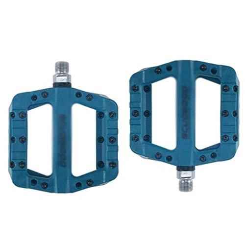 Pedali per mountain bike : kaige Mountain Bike Fibra di Nylon Pedale Accessori for Biciclette WKY (Color : Pedalbluepair)