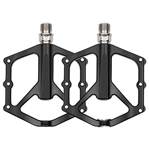 Pedali per mountain bike : Kohyum - Pedali per bicicletta, mountain bike, pedali per bicicletta da corsa, MTB, con piattaforma in lega di alluminio ultralight e barre sigillate, antiscivolo, con diametro dell'asse 9 / 16 pollici