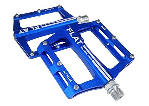 Pedali per mountain bike : LANCYG Pedali MTB Mountain Bike 8 Colori Alloy Platform Road Bike Pedali Ultralight MTB Biciclette Pedal Bike Accessories Pedali Flat MTB (Color : Blue)