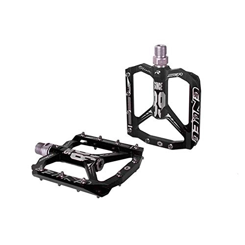 Pedali per mountain bike : LIANYG Pedali Bici Pedale Ultralight Biciclette Tutto MTB Mountain Bike Pedal Material + DU portante in Alluminio Pedali 442 (Color : Black)