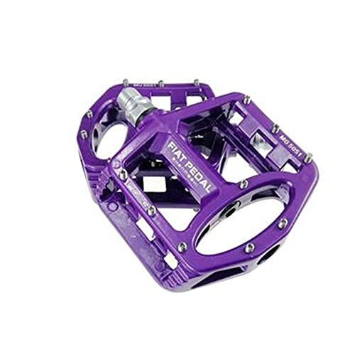 Pedali per mountain bike : LIANYG Pedali Bici Pedali della Bici da Strada in Lega di magnesio Ultralight MTB Cuscinetto Bicicletta Pedale Pedale Accessori 8 Colori Opzionale 442 (Color : Purple)