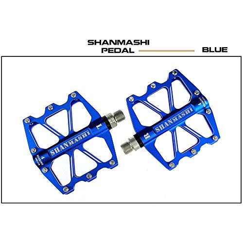 Pedali per mountain bike : LiChaoWen Pedale di Bicicletta Antiscivolo Alluminio Sella A Una Bicicletta Pedale Mountain 1 E La Superficie Antiscivolo Resistente Quando Piove O Un Colore Strada Che Sale 6 Pedali Bici da Strada