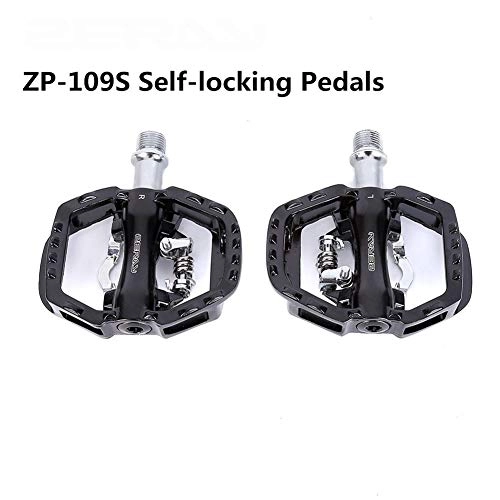 Pedali per mountain bike : Lijincheng Pedale della Bicicletta Ciclismo Road Bike MTB Pedali Clipless autobloccante Pedali ZP-109S SPD Compatibile Pedali Bike Parts Aggiornamento