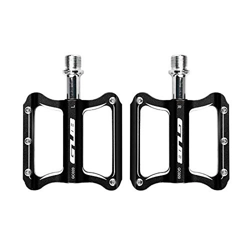 Pedali per mountain bike : Lorenory Pedali Pedali MTB for Mountain Bike in Lega di Alluminio Pedali for Bicicletta sigillati DU Ciclismo su Strada Pedali for Bici Ultraleggeri (Color : Black)