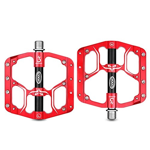 Pedali per mountain bike : Mountain Bike Pedali Pedali Bici Accessori Bici Accessori Bici Pedale della Bici della Strada Pedali Mountain Bike Accessori for Biciclette Pedali di Una Bicicletta Accessori (Color : Red)