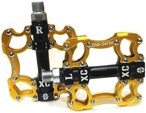 Pedali per mountain bike : mountain bike pedals， Pedali for bicicletta, MTB BMX Sigillato 3 tacchetti for cuscinetti Pioli Pedale for bicicletta Lega di alluminio Strada Mountain Cycle Accessori for ciclismo antiscivolo (Color