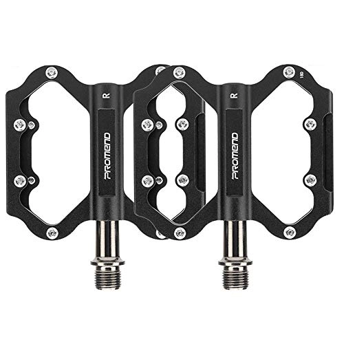 Pedali per mountain bike : Mountain Road Bike Pedali, Bicicletta MTB Pedali, Lega di Alluminio Metallo Anti Slip Durable Pedal Bike Pedali Bicicletta Platform Regalo Perfetto (Colore : Nero)