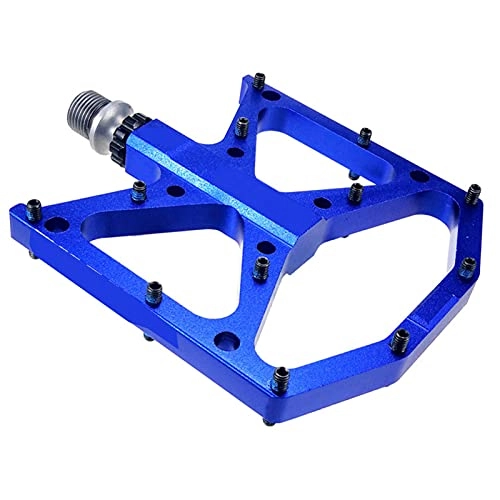 Pedali per mountain bike : MPGIO Pedali per Bicicletta Ultraleggeri Parte Antiscivolo Corpo in Alluminio Strada MTB Piede Piatto Ciclismo Sigillato 3 Cuscinetti Pedale per Mountain Bike Pedale per Mountain Bike(Color:Blue)