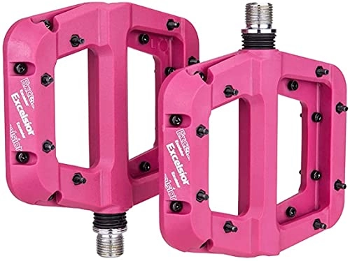 Pedali per mountain bike : NKTJFUR Bike Pedals Cuscinetti Nylon Pedaline Pedalino Mountain Road Bike Antiscivolo Big Pedali in plastica Pedali in plastica (Color : Purple)